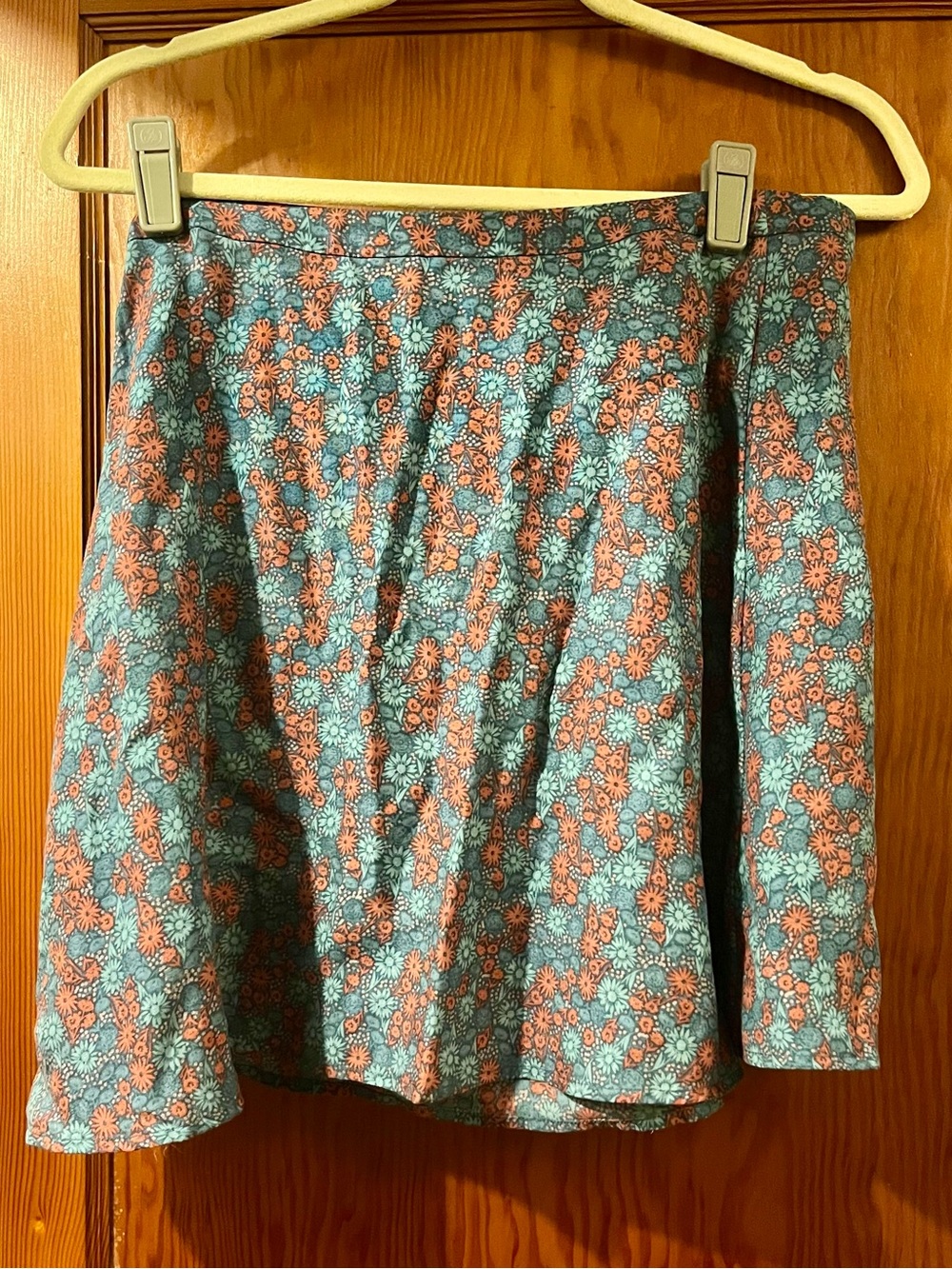 Floral A-Line wrap Skirt - toad&co - women’s small